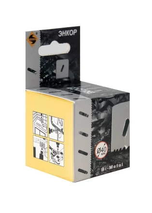 Коронка Bi-Metal Ф40 мм М3 Энкор 24140 купить в Ижевске