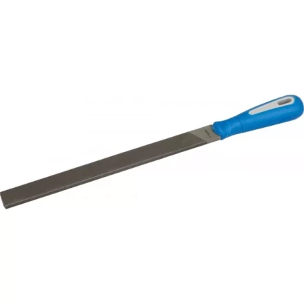 Напильник ЗУБР &quot;ЭКСПЕРТ&quot; плоский, двухкомпонентная рукоятка, № 3, 250мм 1611-25-3 купить в Ижевске