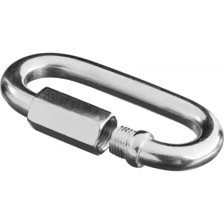 Карабин ЗУБР &quot;МАСТЕР&quot; винтовой с муфтой, оцинкованный, 8мм, 20 шт 4-304535-08 купить в Ижевске