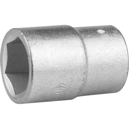 Головка торцовая НИЗ (1/2"), 40Х, шестигранная, оцинкованная, 19мм 2772-19 купить в Ижевске