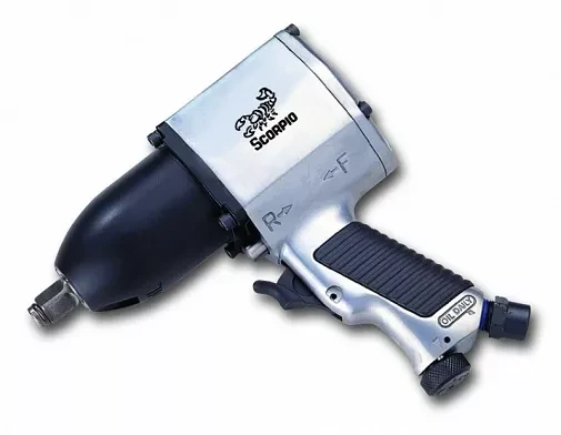 Пневмогайковерт SCORPIO YU-1200P 1/2” 62 кг/м, 2,4 кг, 340 л/мин  New Pin Clutch купить в Ижевске