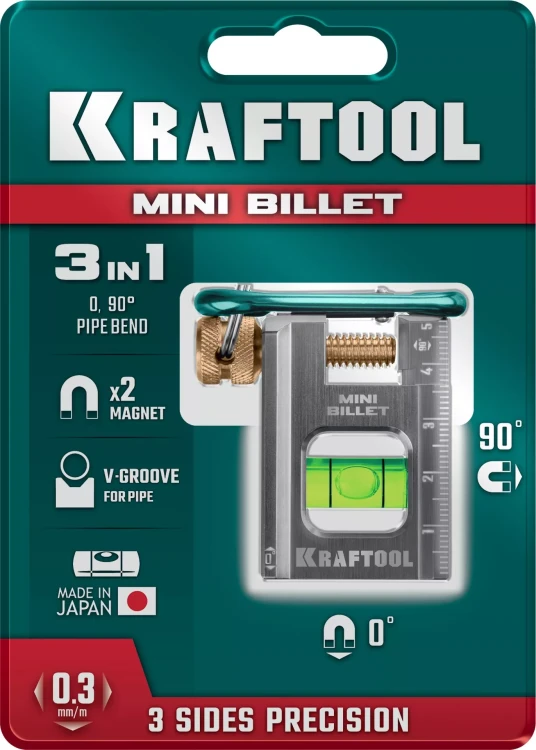 Брусковый магнитный уровень KRAFTOOL 34791 купить в Ижевске
