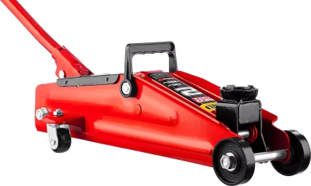 Домкрат гидравлический подкатной &quot;RED FORCE&quot;, 2т, 130-350мм, в кейсе, STAYER 43153-2-K 43153-2-K купить в Ижевске