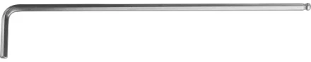 Ключ KRAFTOOL &quot;INDUSTRIE&quot; имбусовый, длинный c шариком, Cr-Mo, хромосатинированное покрытие, HEX 3 27437-3 купить в Ижевске