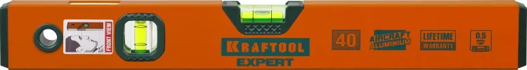 Уровень коробчатый, KRAFTOOL 34710-040, 2 ампулы, 0,5 мм/м, 400мм 34710-040_z01 купить в Ижевске