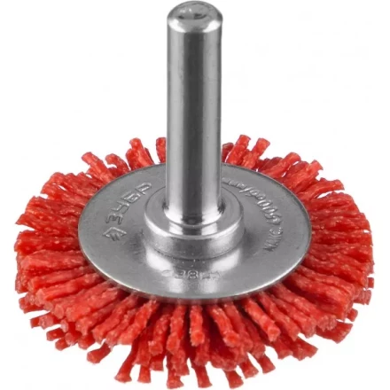ЗУБР &quot;ПРОФЕССИОНАЛ&quot;. Щетка дисковая для дрели, нейлоновая проволока с абразивным покрытием, 38мм 35161-038_z02 купить в Ижевске