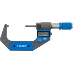 Микрометр ЗУБР "ЭКСПЕРТ" гладкий цифровой, МКЦ 75, диапазон 50-75мм, шаг измерения 0,001мм 34482-75