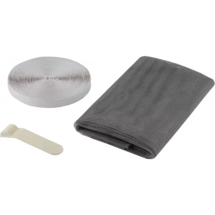 Сетка STAYER "COMFORT" противомоскитная для окна, с крепежной лентой, серая, ПЭТ, 1,1 х 1,3м 12481-11-13 купить в Ижевске