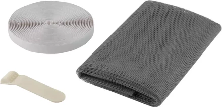 Сетка STAYER "COMFORT" противомоскитная для окна, с крепежной лентой, серая, ПЭТ, 1,1 х 1,3м 12481-11-13 купить в Ижевске