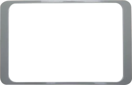 Вставка СВЕТОЗАР "ГАММА" декоративная двойная, цвет серый SV-54174-GR купить в Ижевске