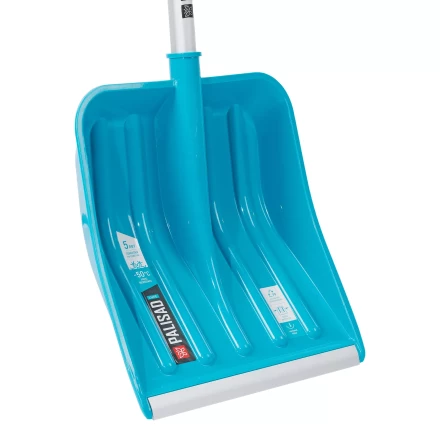 Лопата для уборки снега Palisad 61776, полипропилен, 350х405х1300мм, алюминиевый черенок, ПВХ накладка, LUXE купить в Ижевске