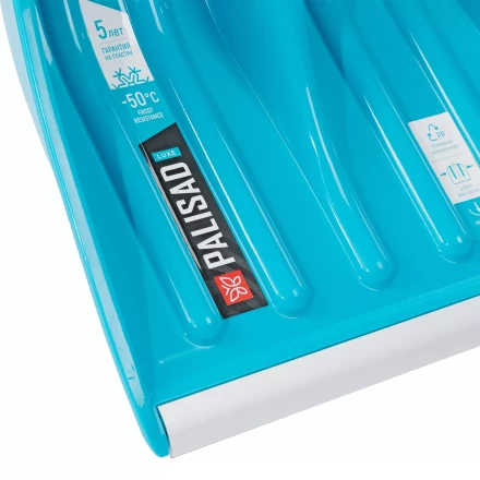 Лопата для уборки снега Palisad 61776, полипропилен, 350х405х1300мм, алюминиевый черенок, ПВХ накладка, LUXE купить в Ижевске