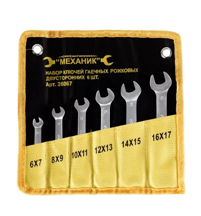 Набор ключей рожковых 6шт чехол Энкор 26067 26067 купить в Ижевске