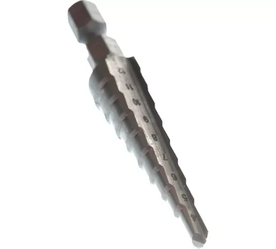 Сверло ступенчатое HSS с прямым желобком, 4-12x65, 1/4" (Makita D-40082) купить в Ижевске