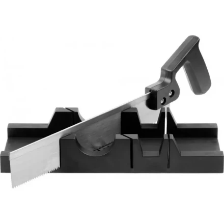 Набор DEXX: Стусло пластмассовое + пила для стусла, для заготовок до 65х35мм, ножовка 300мм 1538-30 купить в Ижевске