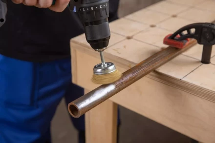 Кордщетка HAMMER чаша 50мм для дрели гофрированная латунированная сталь (207-201) купить в Ижевске