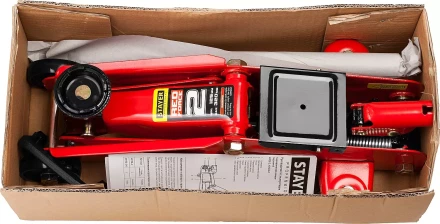 Домкрат гидравлический подкатной &quot;RED FORCE&quot;, 2т, 125-320мм, STAYER 43152-2 43152-2 купить в Ижевске