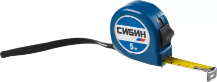 Рулетка СИБИН, пластиковый корпус, 5м/19мм 34020-05-19 купить в Ижевске