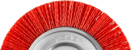 ЗУБР &quot;ПРОФЕССИОНАЛ&quot;. Щетка дисковая для дрели, нейлоновая проволока с абразивным покрытием, 63мм 35161-063_z02 купить в Ижевске
