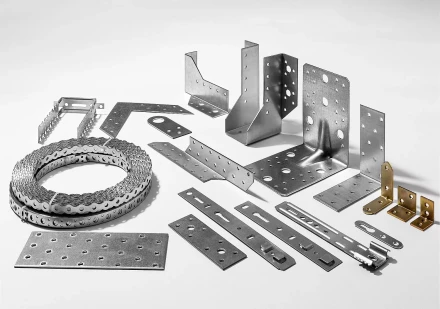 ЗУБР КП-2.0, 200 x 80 x 2 мм, цинк, крепежная пластина (310236-200-80) купить в Ижевске