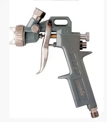 Пневматический краскопульт с верхним бачком V= 0,6 л + сопла диаметром 1.2, 1.5 и 1.8 мм  MATRIX 57314 купить в Ижевске