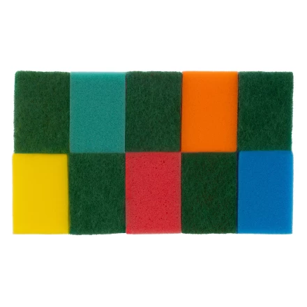 Губки для посуды Optima MAXI, 98 x 65 x 31 мм, 10 шт., Home Palisad 923545 купить в Ижевске