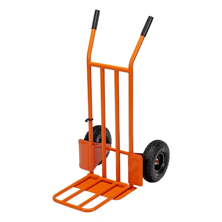 Тележка ручная 2-х колесная Сибртех 69301, облегченная, г/п 150кг, откидная платформа 430х355мм купить в Ижевске