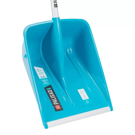 Лопата для уборки снега Palisad 61794, полипропилен, 365х460х1500мм, алюминиевый черенок, ПВХ накладка, LUXE купить в Ижевске