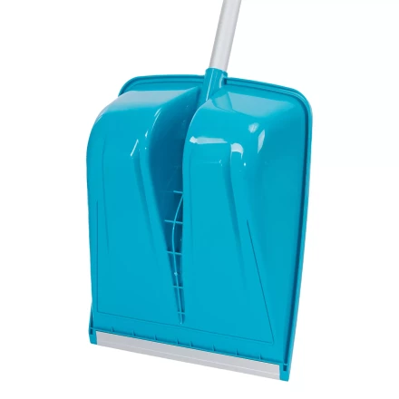 Лопата для уборки снега Palisad 61794, полипропилен, 365х460х1500мм, алюминиевый черенок, ПВХ накладка, LUXE купить в Ижевске