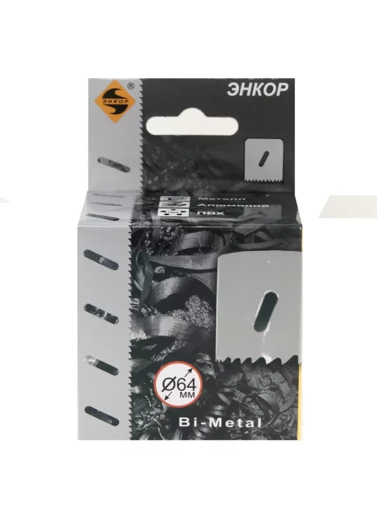 Коронка Bi-Metal Ф64 мм М3 Энкор 24164 купить в Ижевске