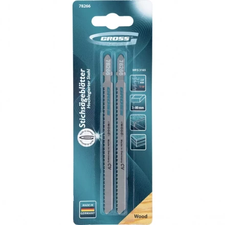 Полотна для электролобзика по дереву 2 шт 3165 GROSS 78266 купить в Ижевске