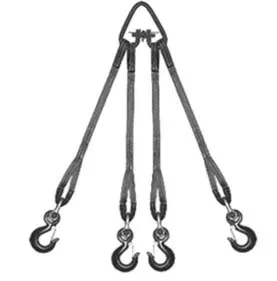 Строп текстильный четырехветвевой 4СТ 2.5 т L=6 м  SF6 30 мм Звено РТ-3 купить в Ижевске