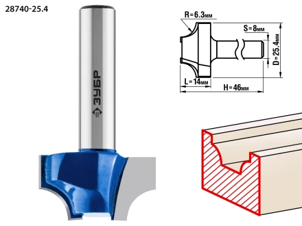 Фрезы пазовые фасонные №1 серия ПРОФЕССИОНАЛ купить в Ижевске