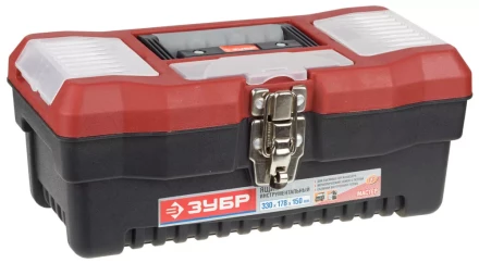 Ящик ЗУБР &quot;МАСТЕР&quot; пластмассовый для инструмента, 33x17,8x15см, 13&quot; 38321_z01 купить в Ижевске