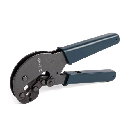 Пресс-клещи КВТ HT-106E для опрессовки F и BNC разъемов на коаксиальный кабель RG-58, RG-6, RG-11, RG-213 (85138) купить в Ижевске