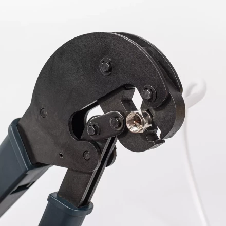 Пресс-клещи КВТ HT-106E для опрессовки F и BNC разъемов на коаксиальный кабель RG-58, RG-6, RG-11, RG-213 (85138) купить в Ижевске