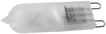 Лампа галогенная СВЕТОЗАР капсульная, матовое стекло, цоколь G9, диаметр 13мм, 60Вт, 220В SV-44896-M купить в Ижевске