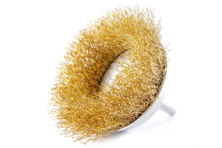 Кордщетка HAMMER чаша 75мм для дрели гофрированная латунированная сталь (207-202) купить в Ижевске