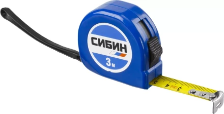 Рулетка СИБИН, пластиковый корпус, 3м/16мм 34020-03-16 купить в Ижевске