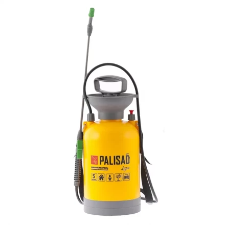 Опрыскиватель усиленный помповый 5 л с шлангом разбрызгивателем PALISAD LUXE 64757 купить в Ижевске