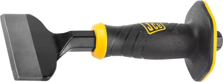 Зубило-конопатка JCB, двухкомпонентная рукоятка с протектором, CrV cталь, 215х100мм JCL008 купить в Ижевске