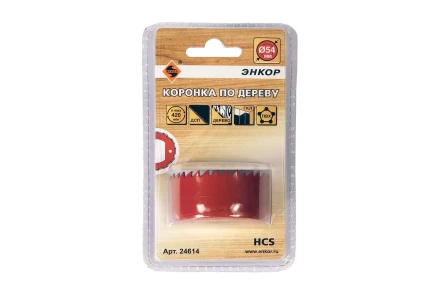 Коронка по дереву 54 мм Энкор 24614 купить в Ижевске