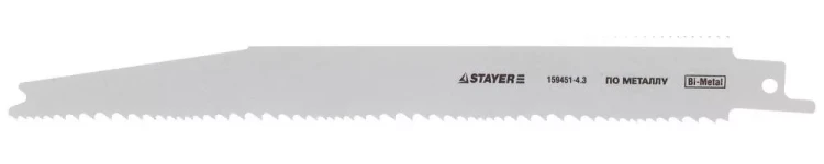Полотно STAYER "PROFI" S345XF к саб эл.ножов Bi-Met,дер с гвозд,лист мет,Al проф 3-18мм,пласт,стеклопл,200/2,1-4,3мм 159451-4.3 купить в Ижевске