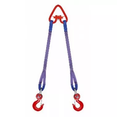 Строп текстильный двухветвевой 2СТ 2.5 т L=5.5 м SF6 50 мм Звено РТ-3 купить в Ижевске