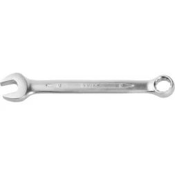 Ключ ЗУБР "ПРОФИ" гаечный комбинированный, Cr-V сталь, хромированный, 12мм 27022-12