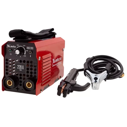 Инверторный аппарат дуговой сварки MMA-220S, 220 А, ПВ60%, диаметр электрода 1,6-5 мм MTX 94392 купить в Ижевске