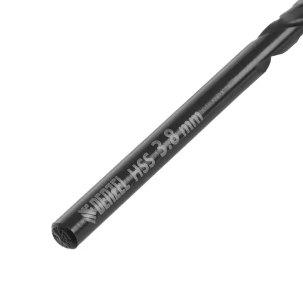 Сверло по металлу, 3,8 мм, HSS-Tin, Golden Tip, 10 шт. Denzel 717208 купить в Ижевске