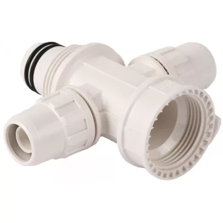 Коллектор ЗУБР &quot;ШиреФит&quot; сборный крестовой &quot;внутренняя резьба - штуцер с гайкой - штуцер с гайкой&quot;, 26мм х 16мм 51518-26-16-26 купить в Ижевске