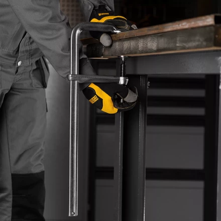 Струбцина F-образная Denzel 20471, 100x400мм, кованая купить в Ижевске