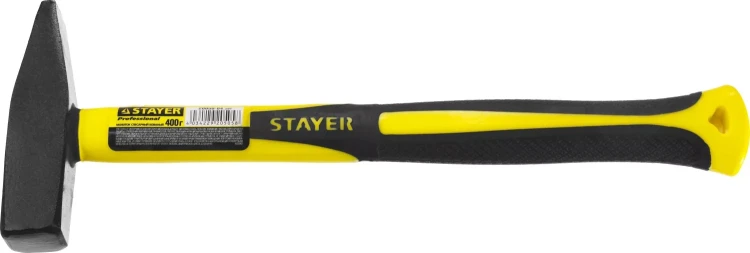Молоток слесарный Fiberglass 400 г с фиберглассовой рукояткой, STAYER Professional 20050-04 20050-04_z01 купить в Ижевске